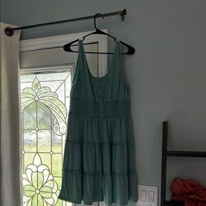 Teal Sleeveless Dress